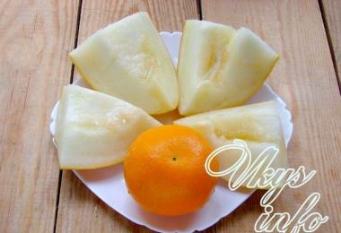 Варенье из дыни и апельсина Дыня консервированная с дольками апельсина